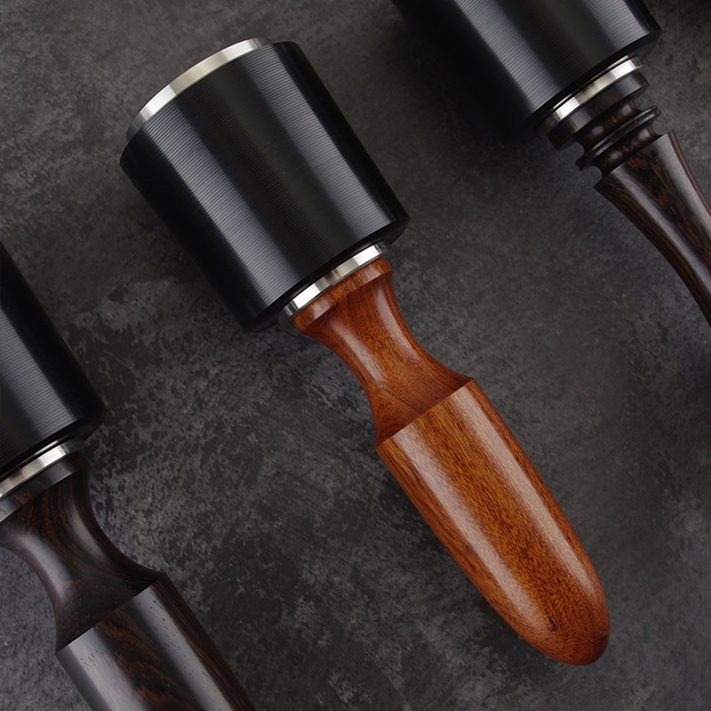 Wooden Mallet Carving - مطرقة نايلون PA66 بمقبض خشبي، أداة