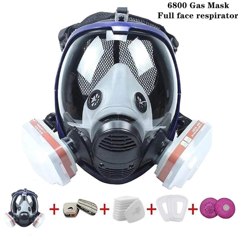 Woodworking Respirator - قناع الغاز الكيميائي 6800 تنفس الغبار