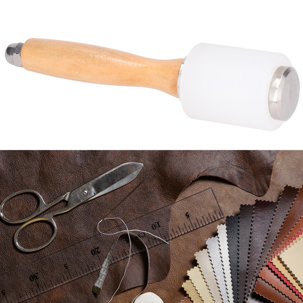 Wooden Mallet Carving - مطرقة نحت الجلود متعددة المواد بألوان