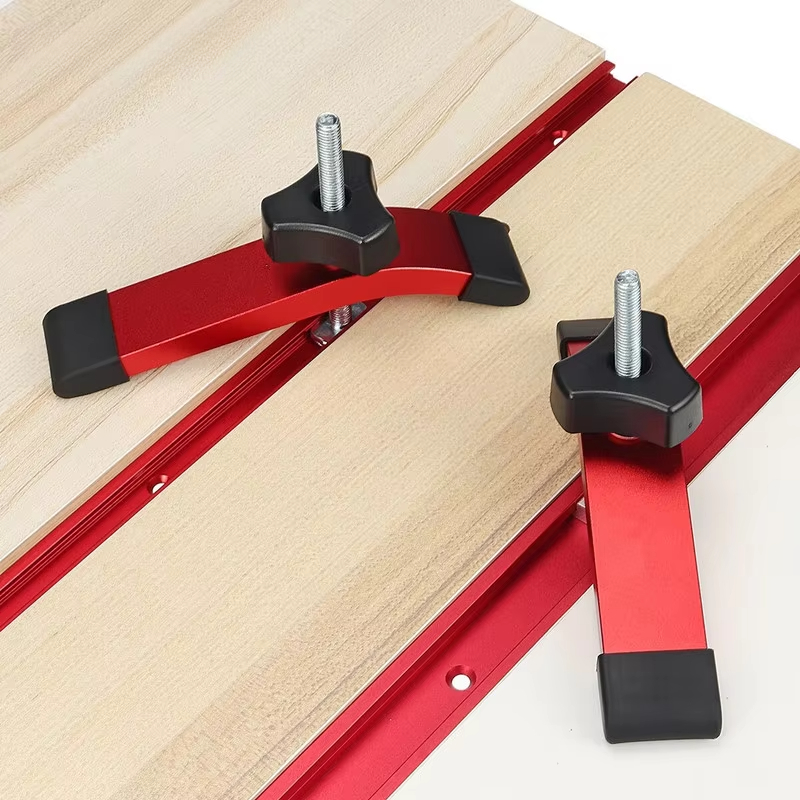 Woodworking Cutting Tools - مشبك تثبيت سريع المفعول من الألومنيوم،