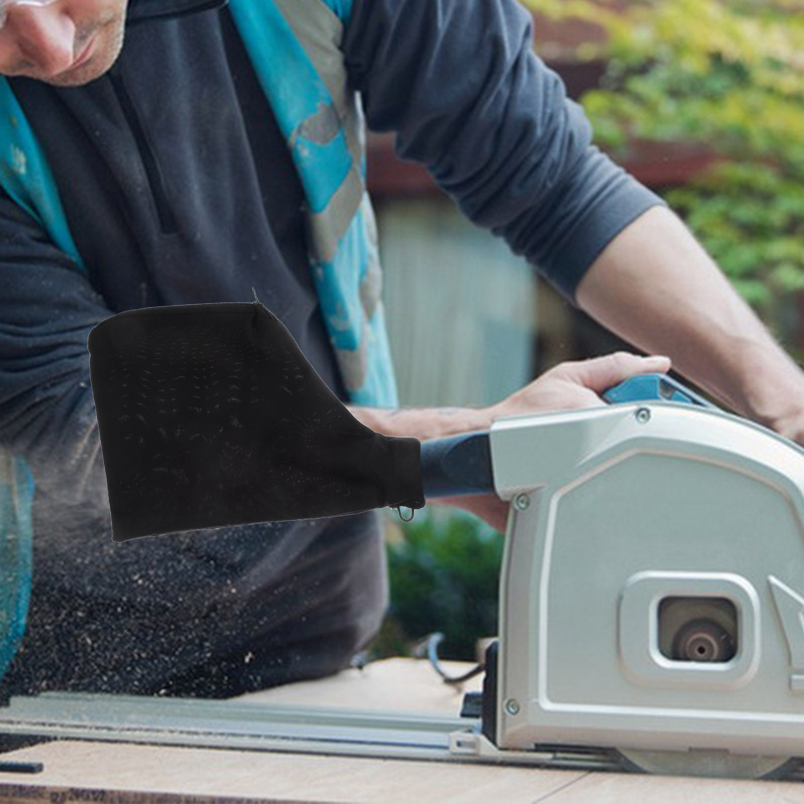 Woodworking Power Tools - كيس تجميع الغبار الأسود العالمي لمنفاخ