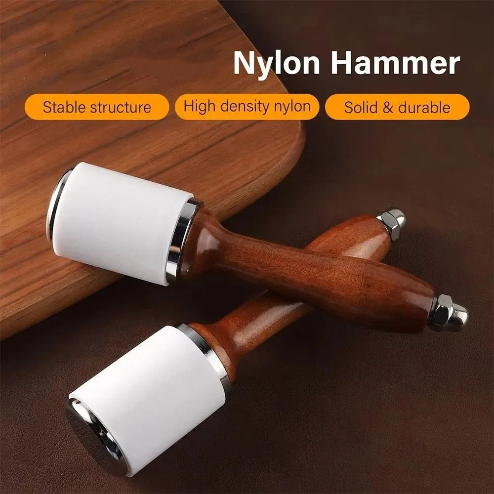 مطرقة نايلون بمقبض خشبي، مطرقة - مراجعة Wooden Mallet Carving وسعره
