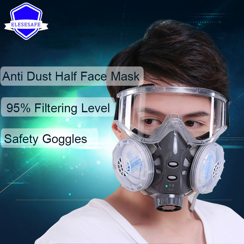 جديد قناع مضاد للغبار كامل الو - مراجعة Woodworking Respirator وسعره
