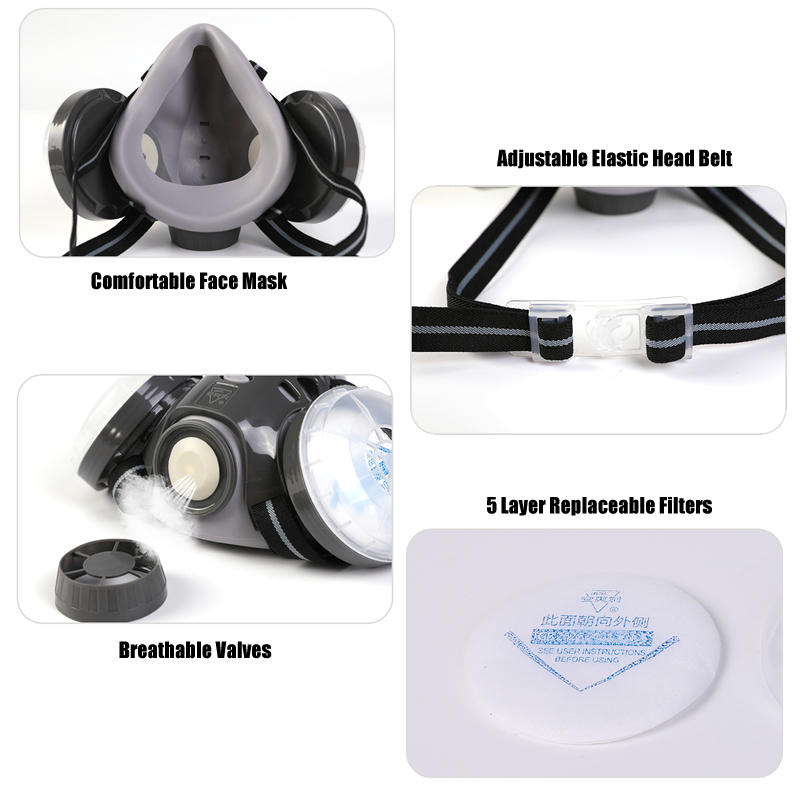 جديد قناع مضاد للغبار كامل الو - مراجعة Woodworking Respirator وسعره