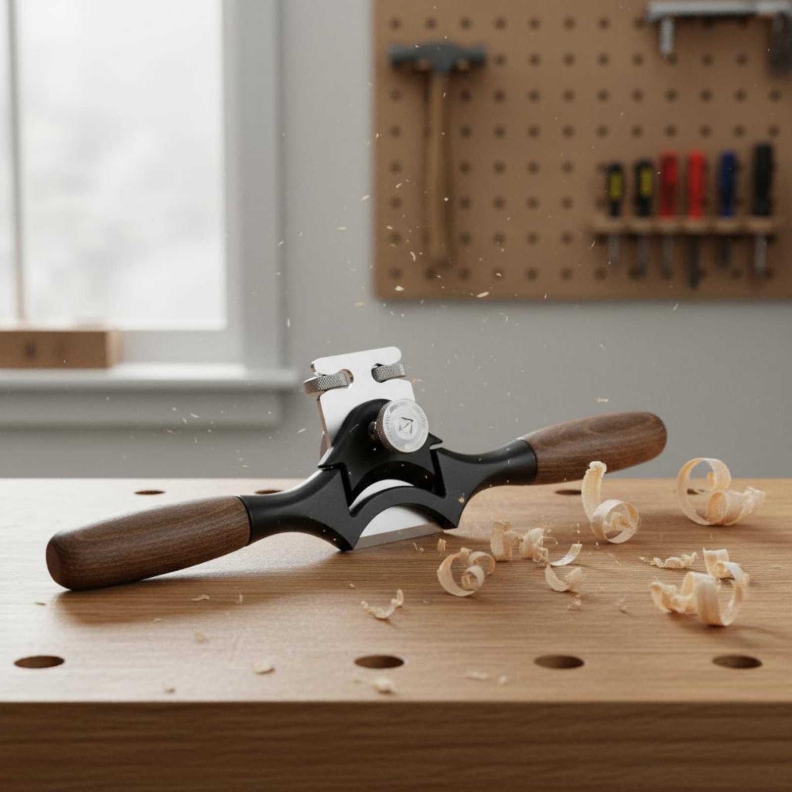 مكشطة يدوية بقاعدة مقعرة، مقاب - مراجعة Spoke Shave Round وسعره