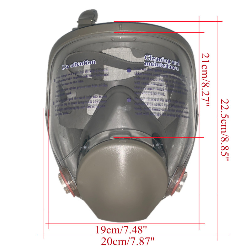 قناع واقٍ لرذاذ الوجه بالكامل، - مراجعة Woodworking Respirator وسعره
