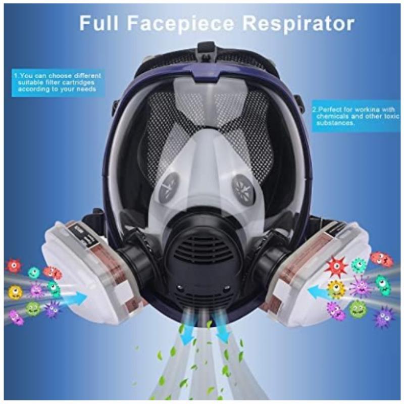 قناع الغاز الكيميائي 6800 تنفس - مراجعة Woodworking Respirator وسعره