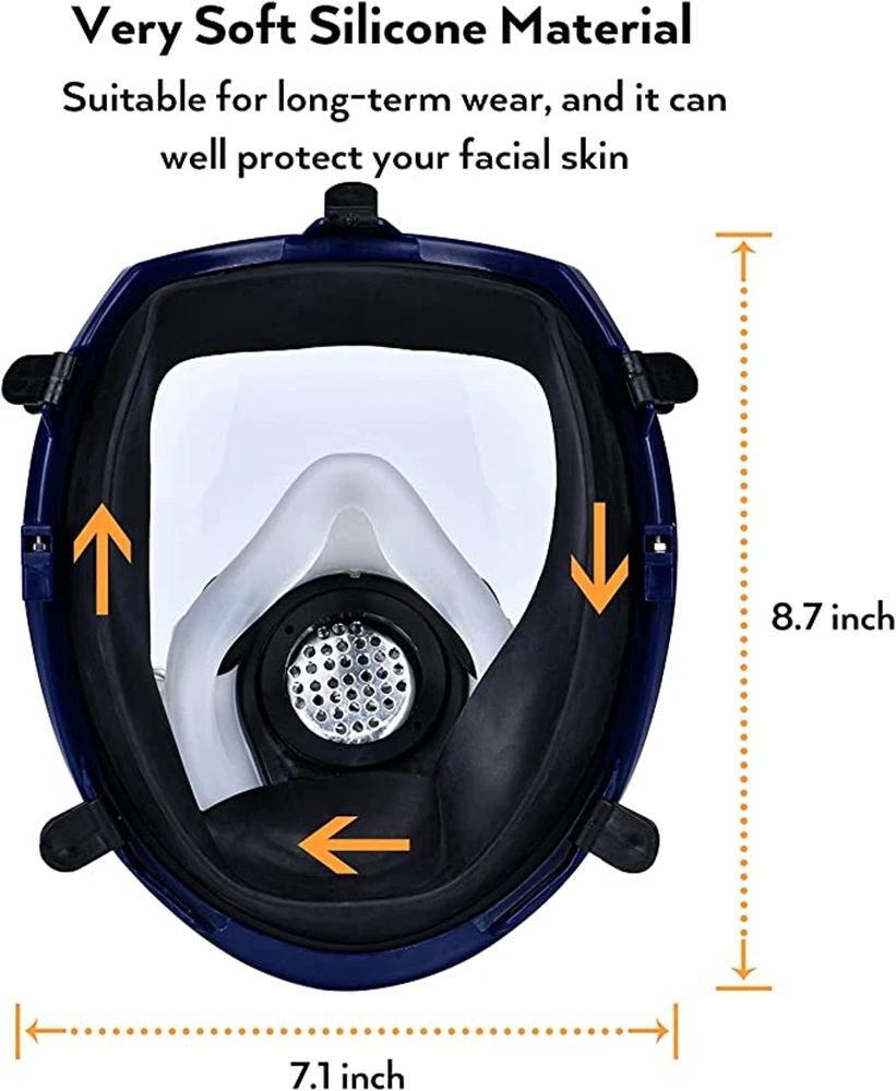 قناع الغاز الكيميائي 6800 تنفس - مراجعة Woodworking Respirator وسعره
