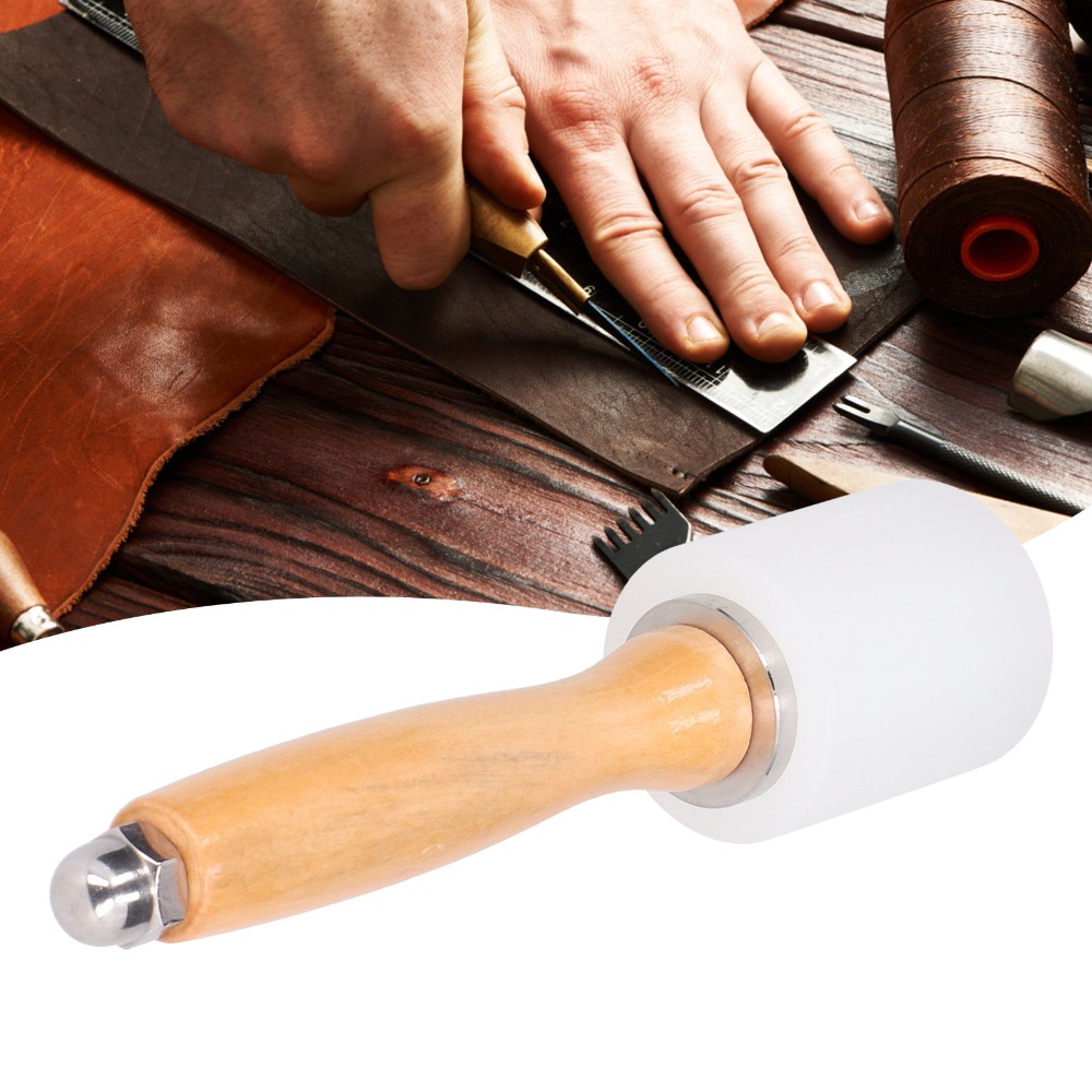 مطرقة نحت الجلود متعددة المواد - مراجعة Wooden Mallet Carving وسعره