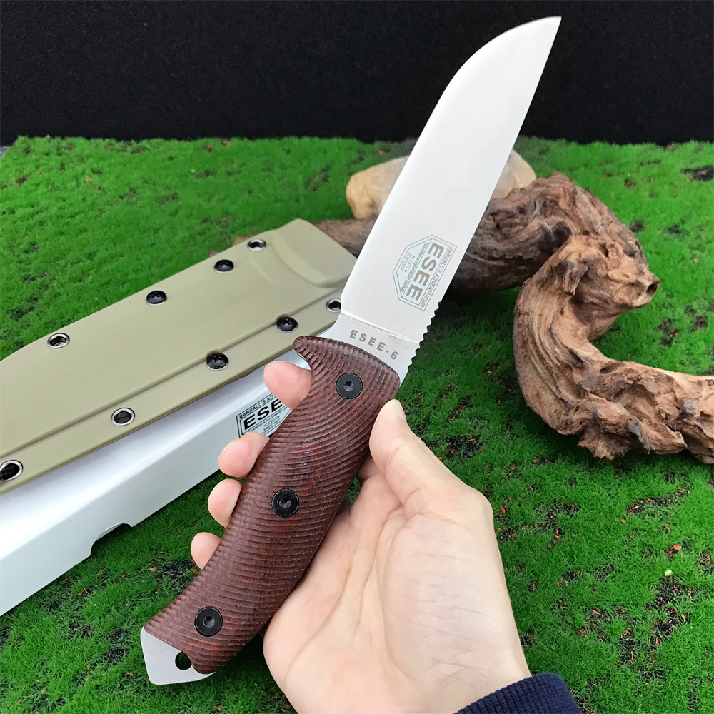 سكين ESEE-6 جديد ذو نصل ثابت م - مراجعة Woodworking Gifts For Men وسعره
