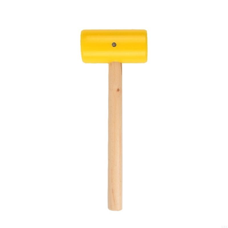 حرف جلدية DIY مطرقة طويلة مقبض - مراجعة Wooden Mallet Carving وسعره