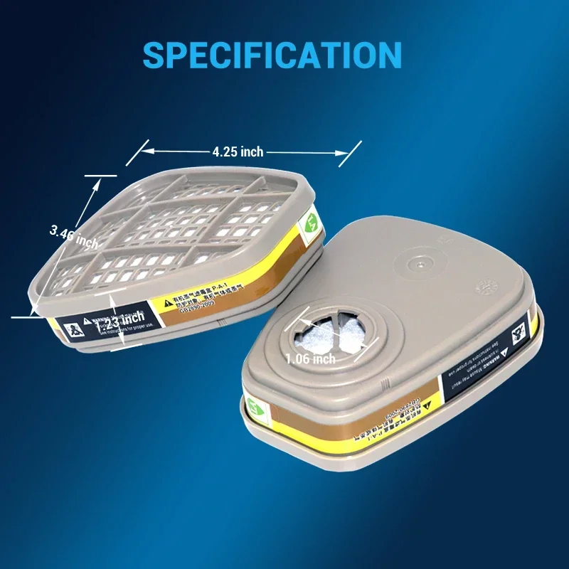 6001 6006 خرطوشة التنفس 5N11 ا - مراجعة Woodworking Respirator وسعره