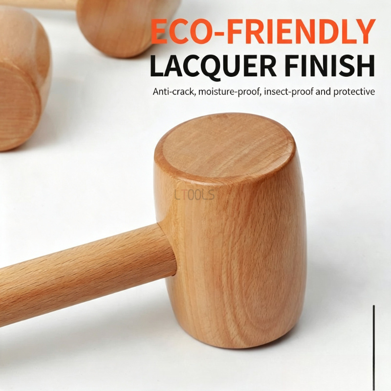 مطرقة خشبية صلبة يدوية صغيرة،  - مراجعة Wooden Mallet Carving وسعره