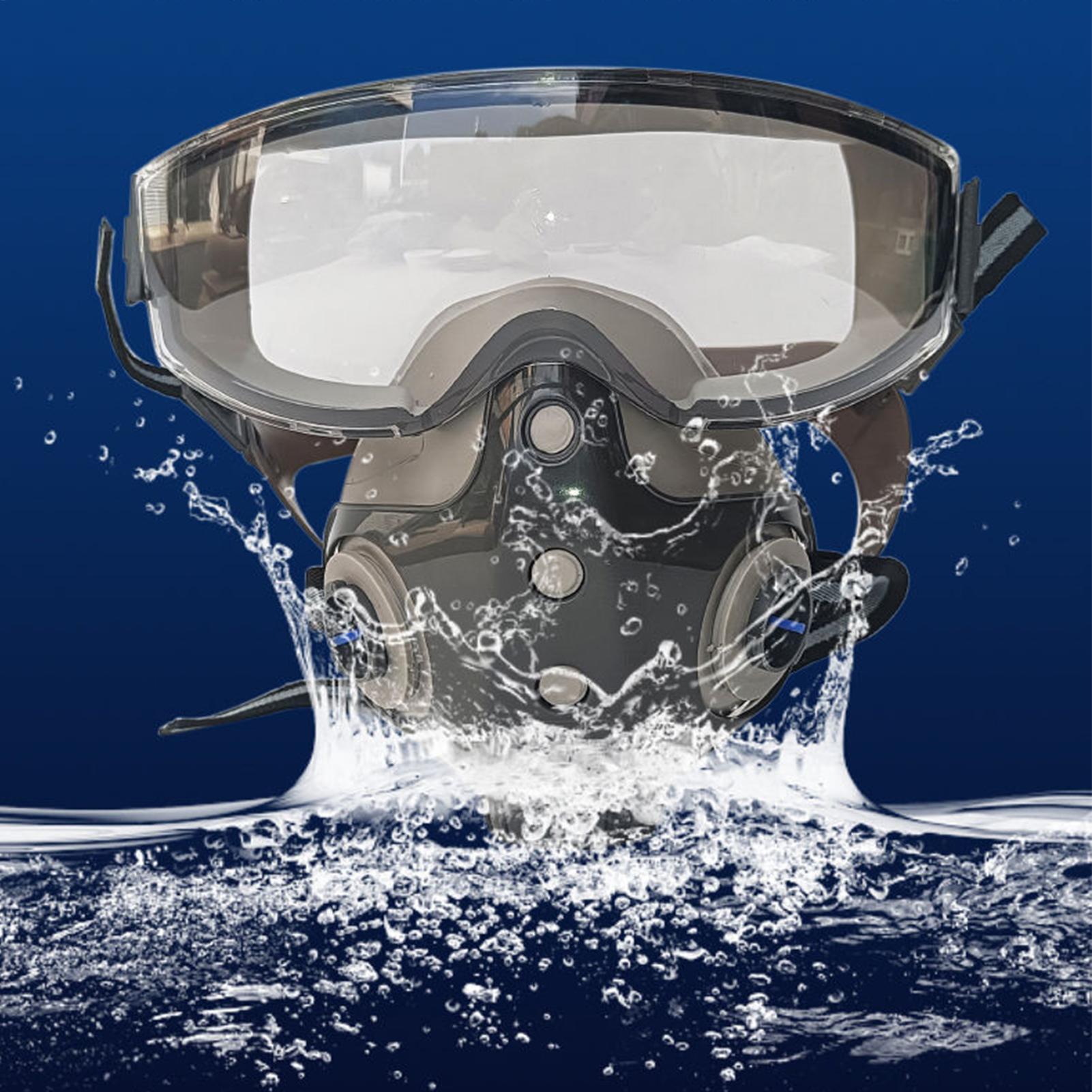 قناع تنفس كامل الوجه مع فلتر و - مراجعة Woodworking Respirator وسعره