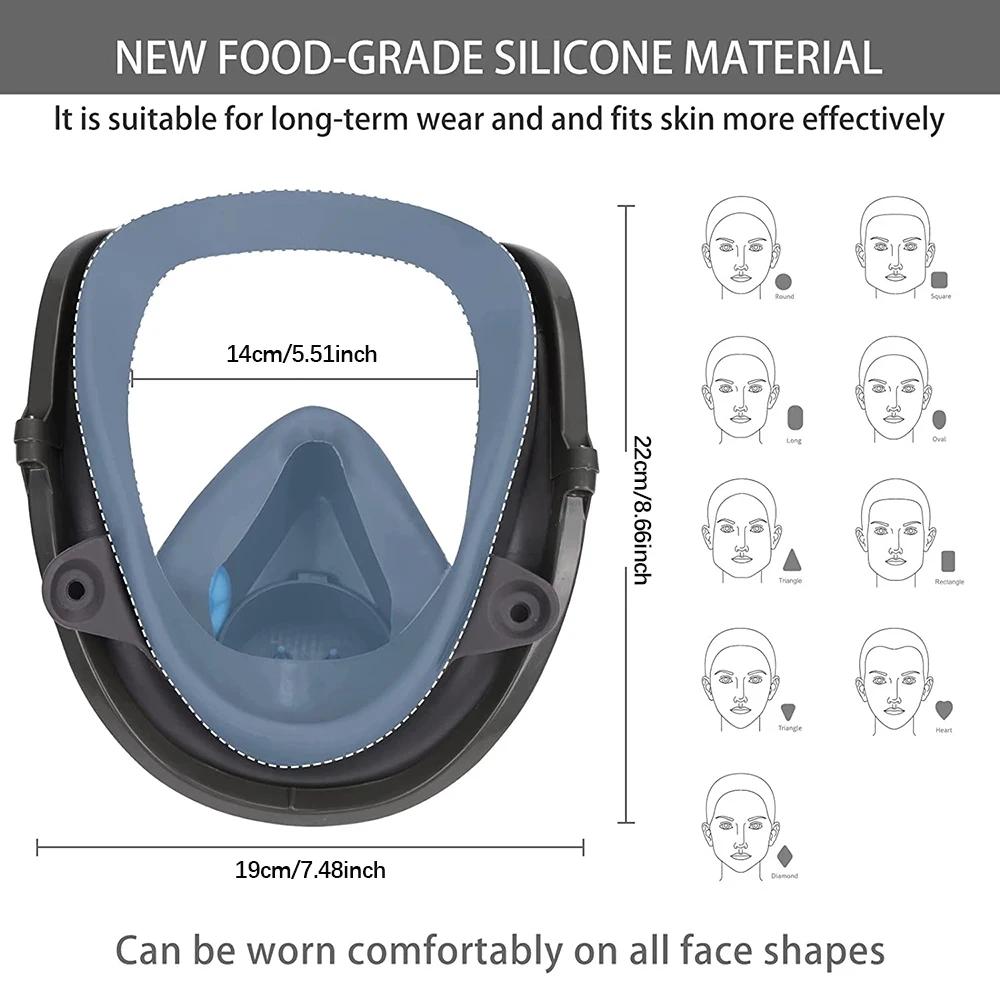 6800 اللوحة الصناعية رش التنفس - مراجعة Woodworking Respirator وسعره
