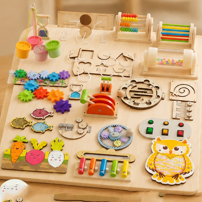 ملحقات لوحة مونتيسوري التعليمي - مراجعة Woodworking Kits For Kids وسعره